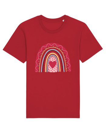 XOXO Valentine Rainbow Red
