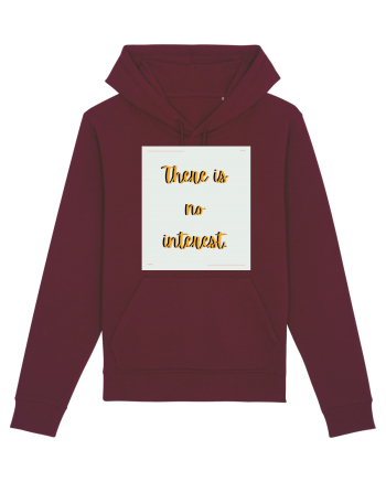 there is no interest6 Burgundy