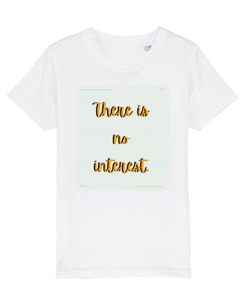 there is no interest6 White