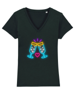 Petrecere Tricou mânecă scurtă guler V Damă Evoker