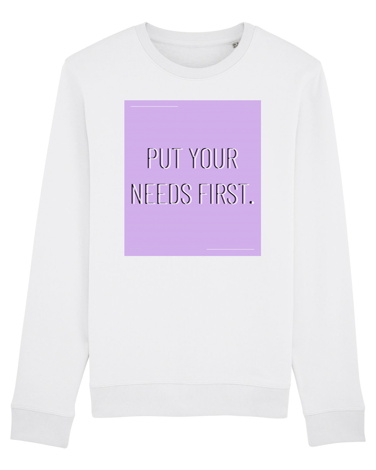 Bluză mânecă lungă Unisex Rise White