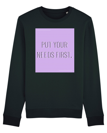 put your needs first7 Black