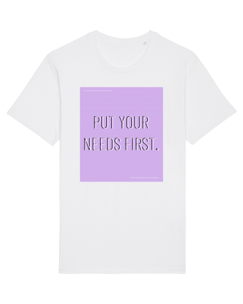 put your needs first7 White