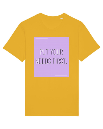 put your needs first7 Spectra Yellow