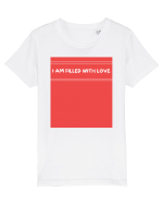 i am filled with love2 Tricou mânecă scurtă  Copii Mini Creator