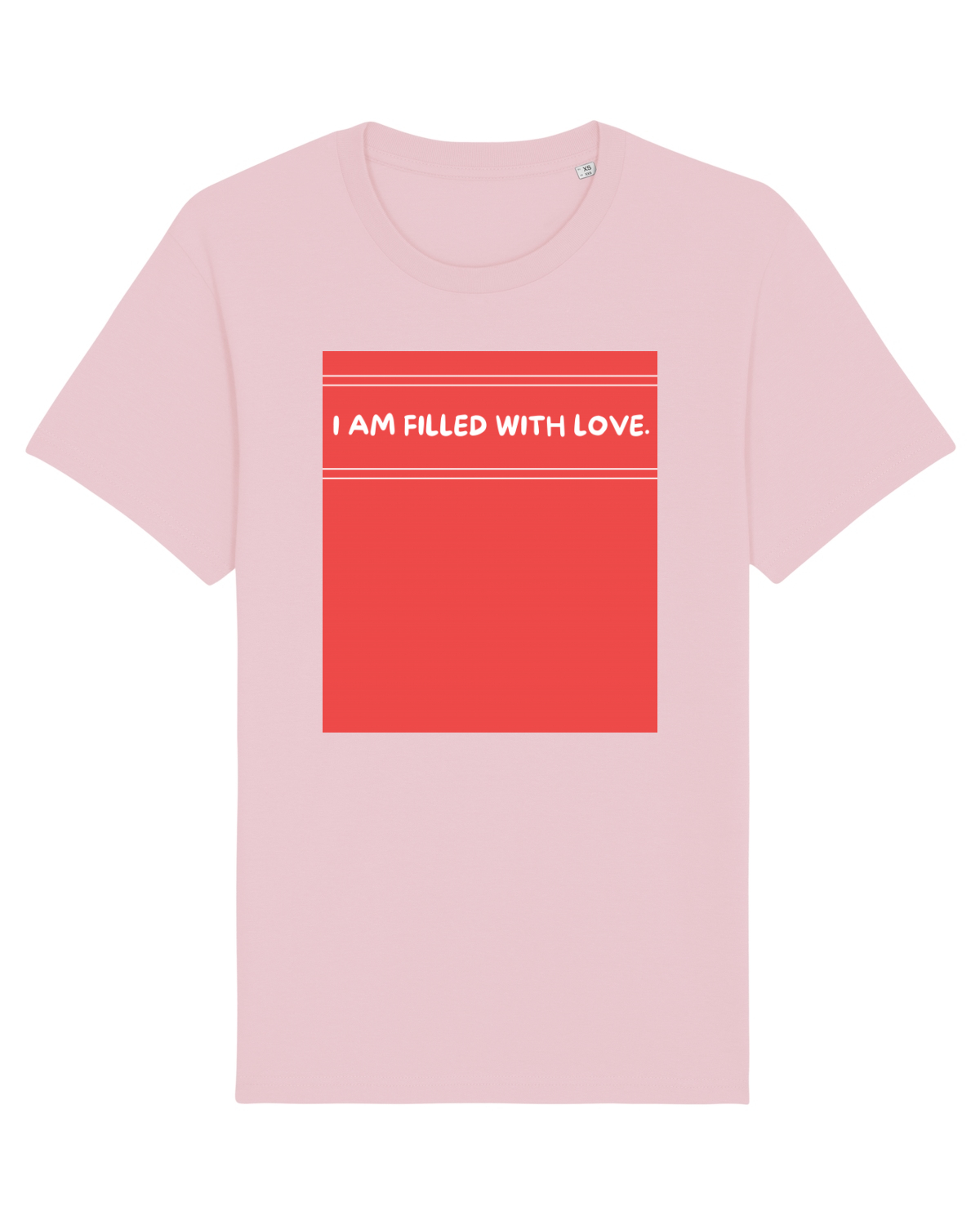 Tricou mânecă scurtă Unisex Rocker Cotton Pink