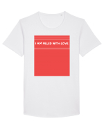 i am filled with love2 Tricou mânecă scurtă guler larg Bărbat Skater