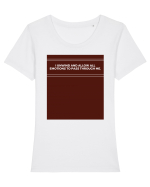 i unwind and allow all emotions to pass through me2 Tricou mânecă scurtă guler larg fitted Damă Expresser