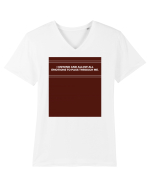 i unwind and allow all emotions to pass through me2 Tricou mânecă scurtă guler V Bărbat Presenter