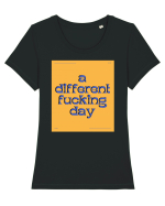 a different fucking day8 Tricou mânecă scurtă guler larg fitted Damă Expresser