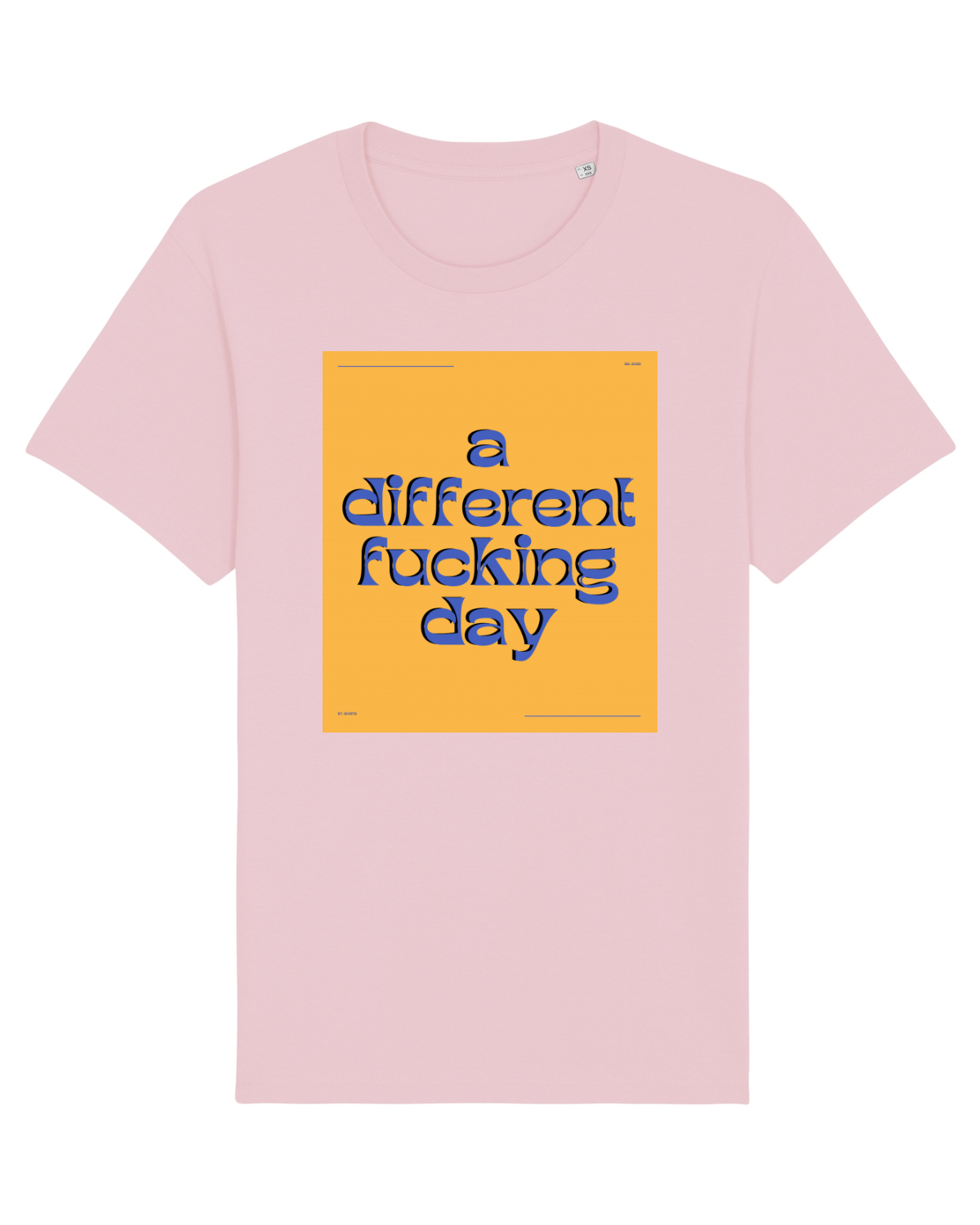Tricou mânecă scurtă Unisex Rocker Cotton Pink
