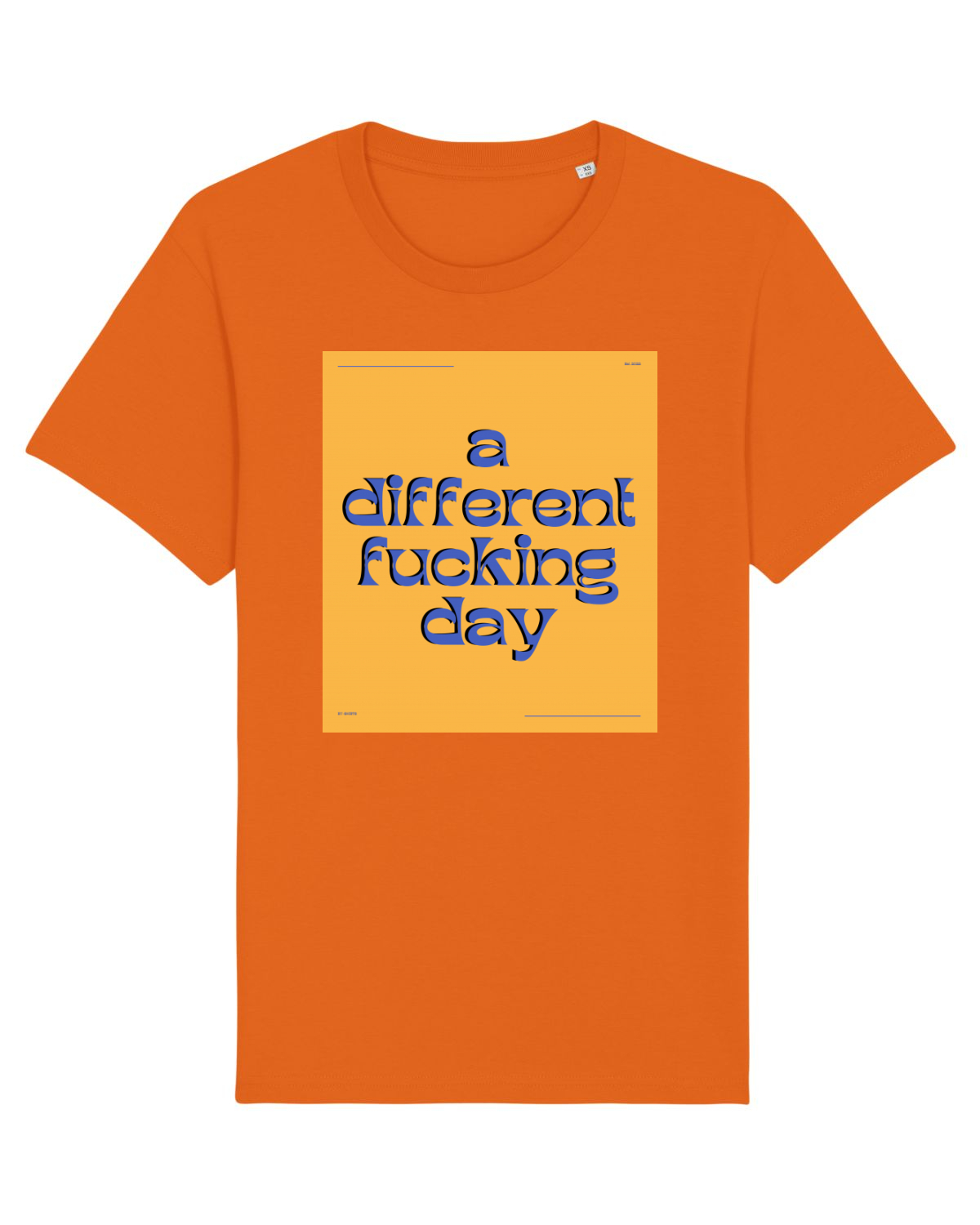 Tricou mânecă scurtă Unisex Rocker Bright Orange