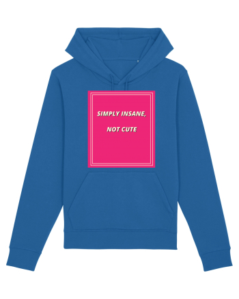 simply insane not cute7 Royal Blue
