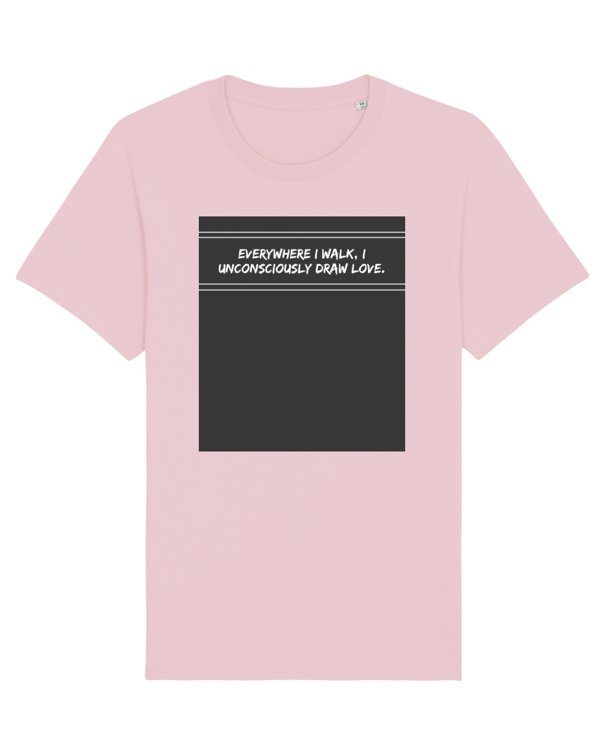 Tricou mânecă scurtă Unisex Rocker Cotton Pink