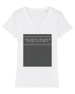 i have faith that i can accomplish everything i put my mind to Tricou mânecă scurtă guler V Damă Evoker