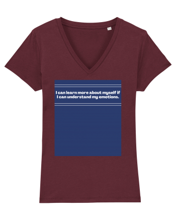 i can learn more about myself if i can understand my emotions2 Burgundy
