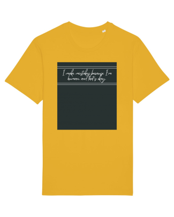i make mistakes because i m human and that s okay3 Spectra Yellow