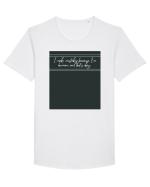i make mistakes because i m human and that s okay3 Tricou mânecă scurtă guler larg Bărbat Skater