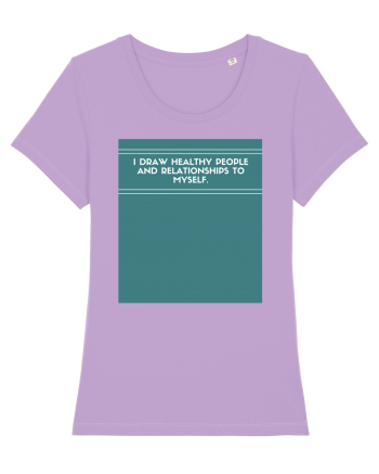 i draw healthy people and relationship to myself2 Lavender Dawn