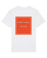 simply insane not cute8 Tricou mânecă scurtă Unisex Rocker