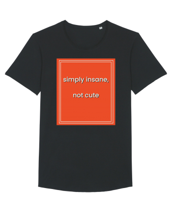 simply insane not cute8 Black
