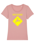 Data Leackage Tricou mânecă scurtă guler larg fitted Damă Expresser