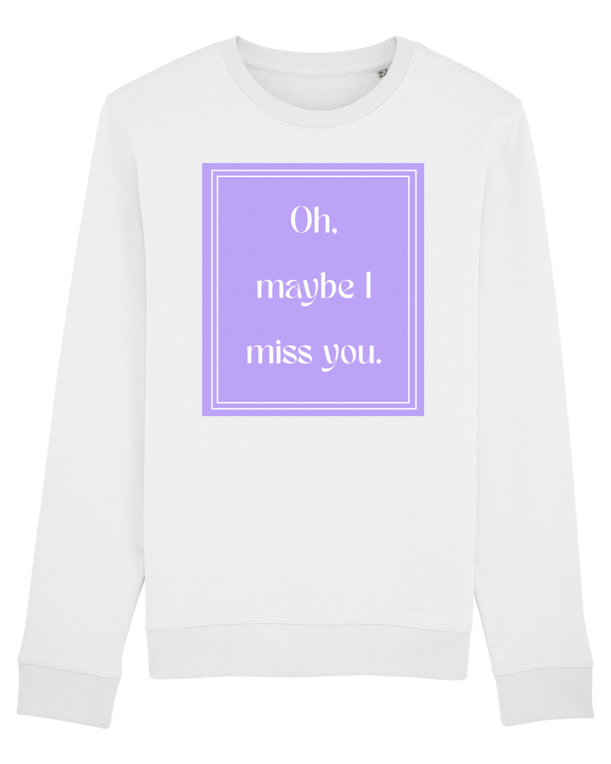 Bluză mânecă lungă Unisex Rise White