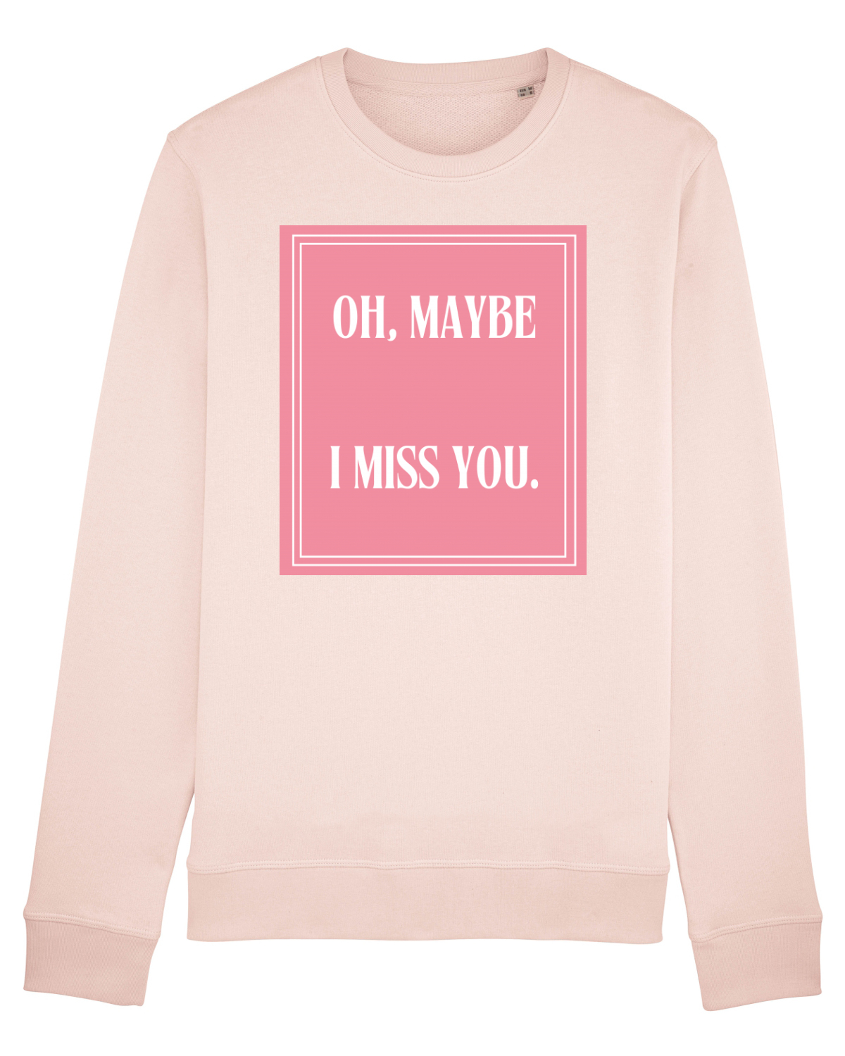 Bluză mânecă lungă Unisex Rise Candy Pink