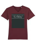 i make mistakes because i m human and that s okay4 Tricou mânecă scurtă guler V Bărbat Presenter