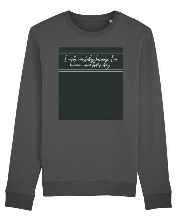 i make mistakes because i m human and that s okay4 Anthracite