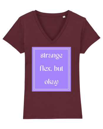 strange flex but okay7 Burgundy