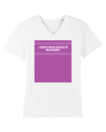 i attract positive and healthy relationships3 Tricou mânecă scurtă guler V Bărbat Presenter
