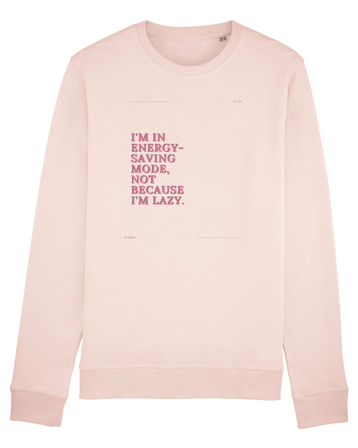 Bluză mânecă lungă Unisex Rise Candy Pink