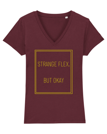 strange flex but okay8 Burgundy