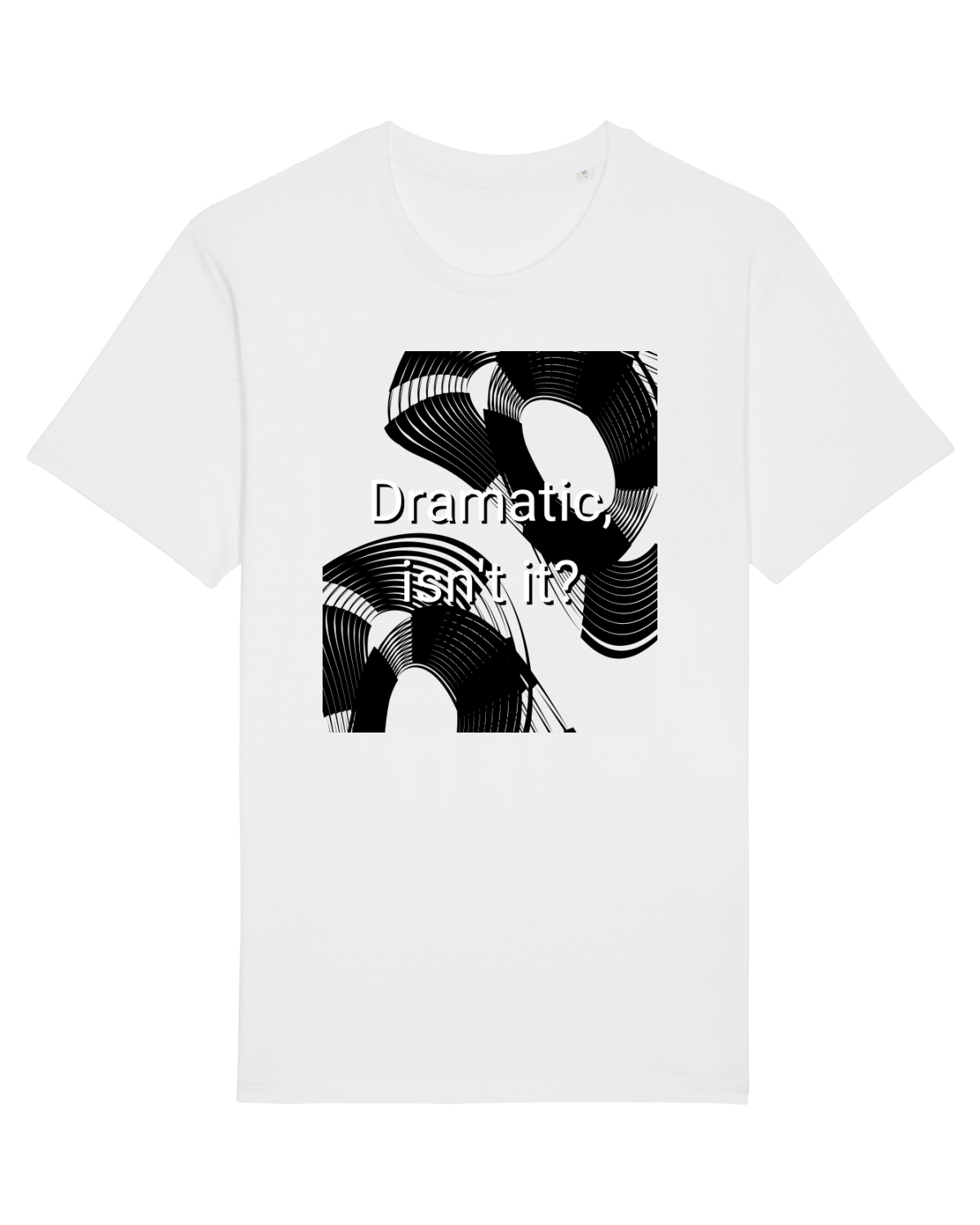Tricou mânecă scurtă Unisex Rocker White