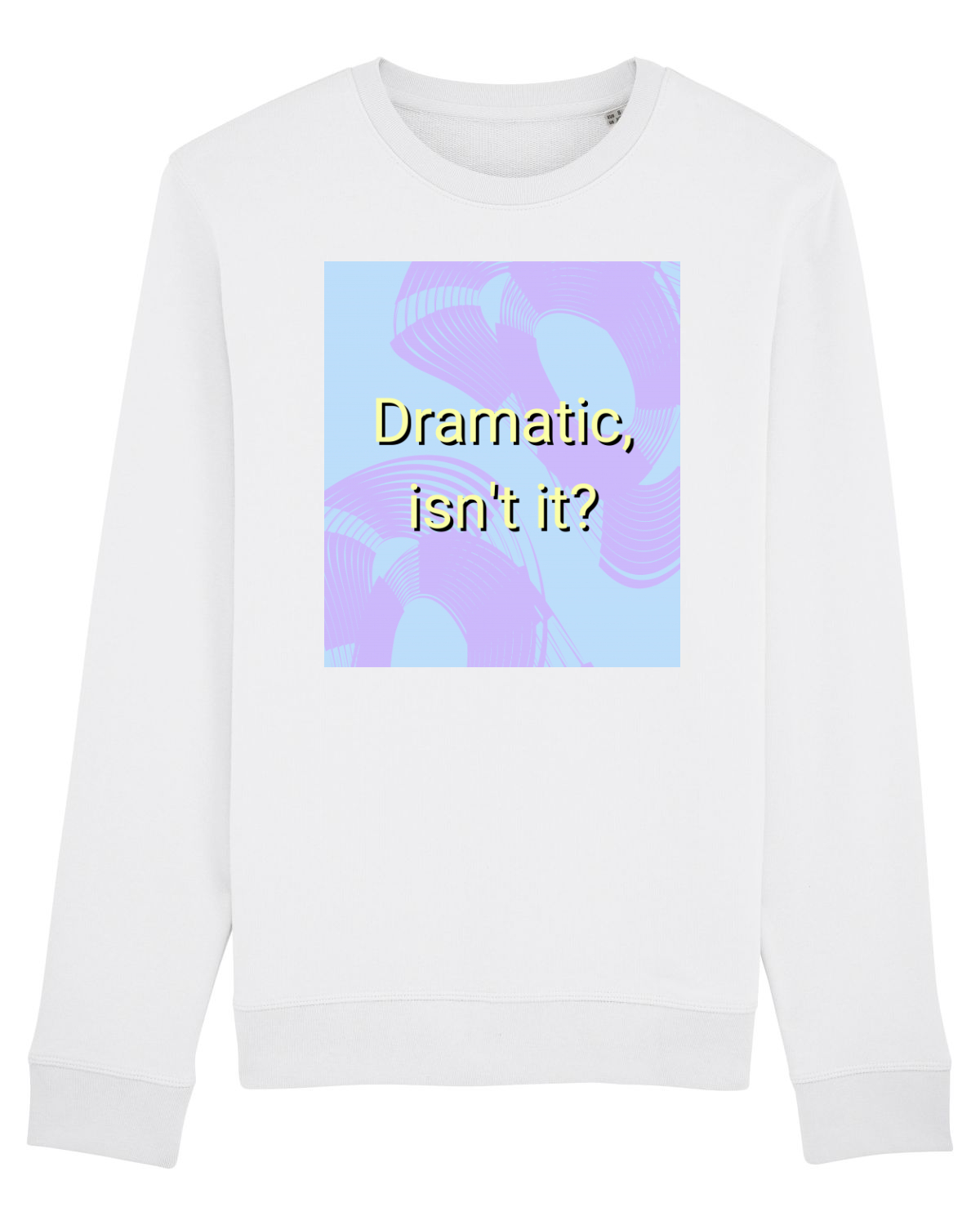Bluză mânecă lungă Unisex Rise White
