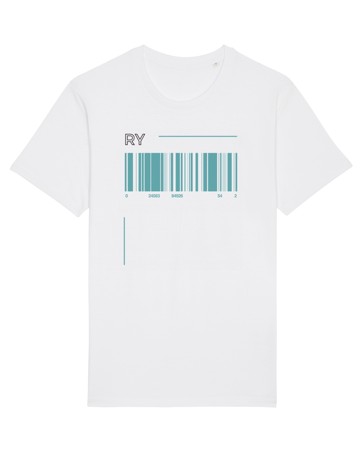 Tricou mânecă scurtă Unisex Rocker White