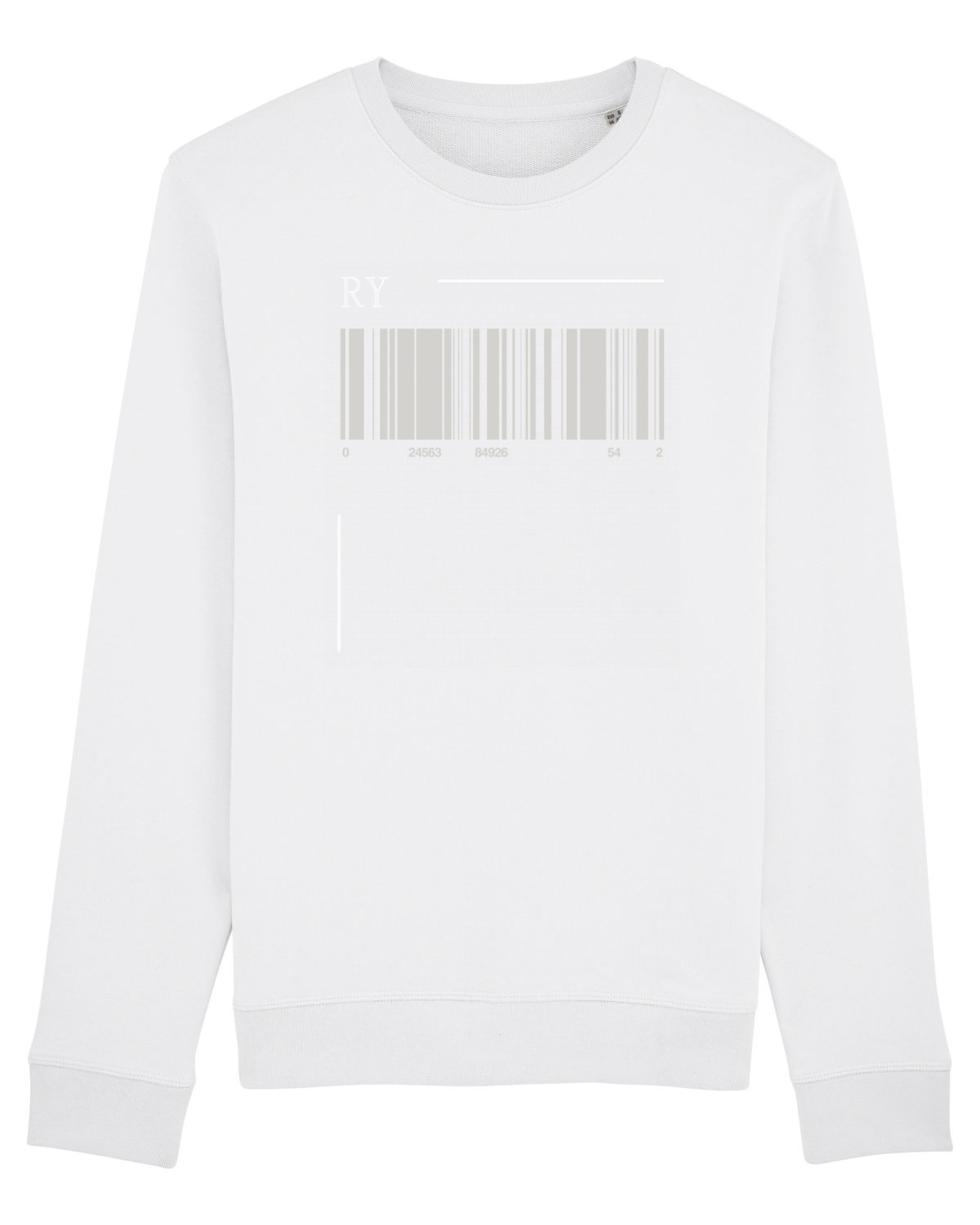 Bluză mânecă lungă Unisex Rise White
