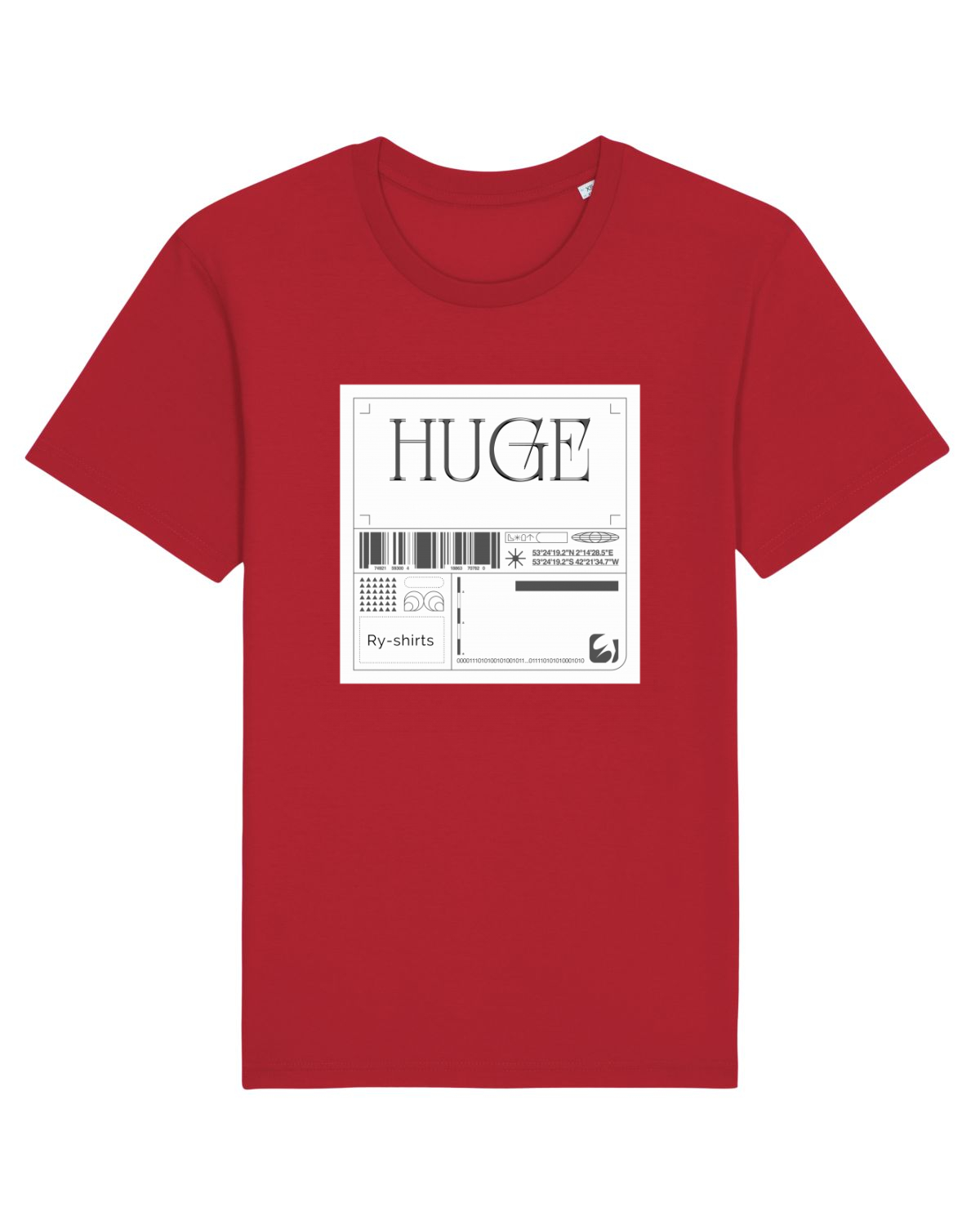 Tricou mânecă scurtă Unisex Rocker Red