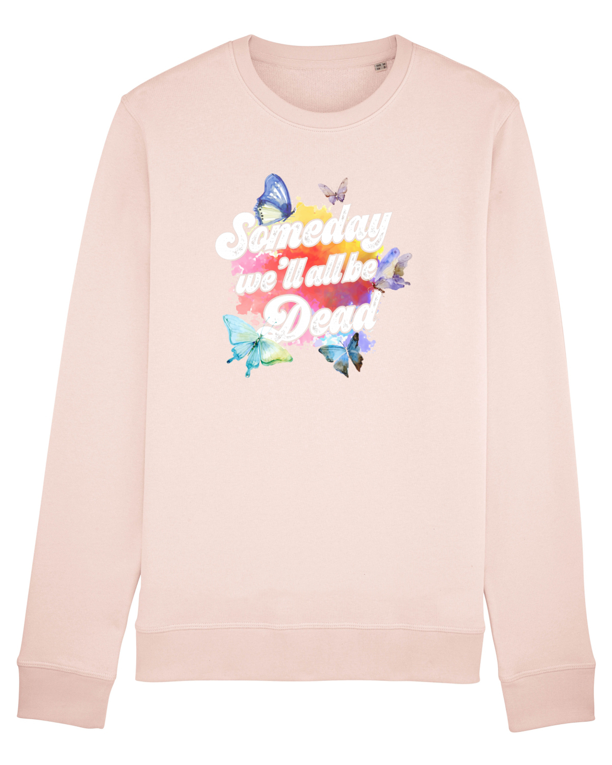 Bluză mânecă lungă Unisex Rise Candy Pink