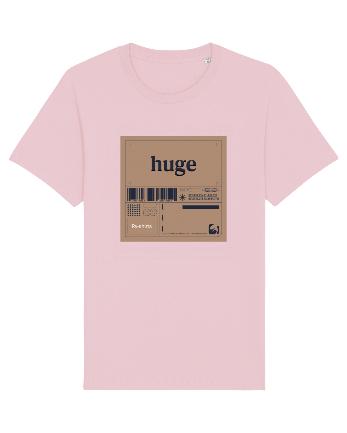 Tricou mânecă scurtă Unisex Rocker Cotton Pink