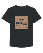 HUGE Tricou mânecă scurtă guler larg Bărbat Skater