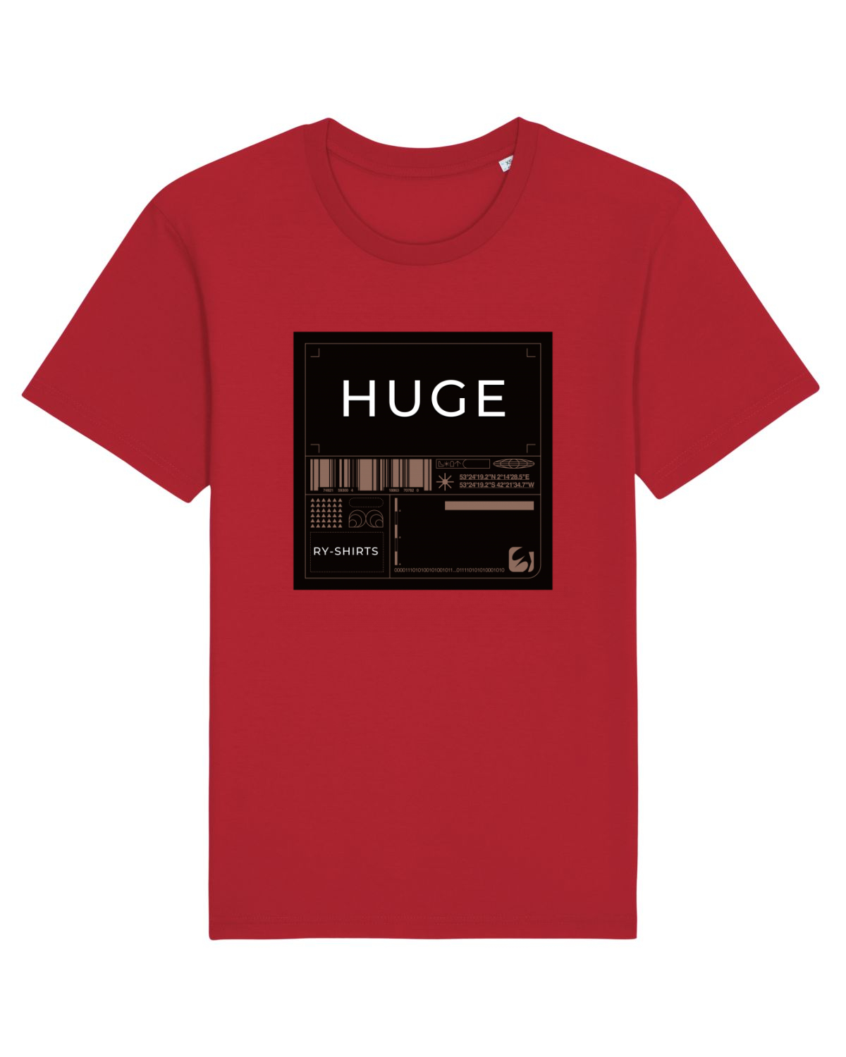 Tricou mânecă scurtă Unisex Rocker Red