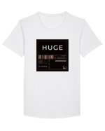 HUGE Tricou mânecă scurtă guler larg Bărbat Skater