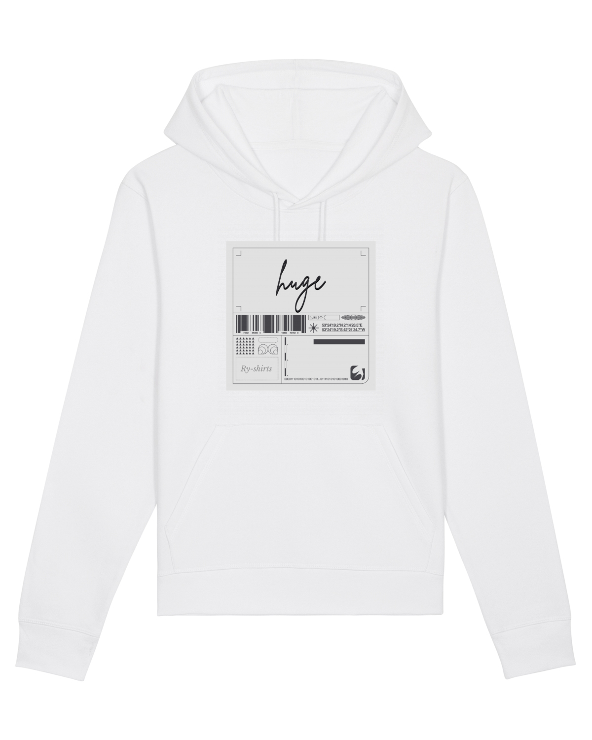 Hanorac Unisex Drummer White
