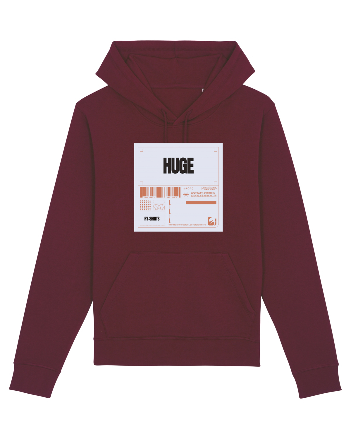 Hanorac Unisex Drummer Burgundy