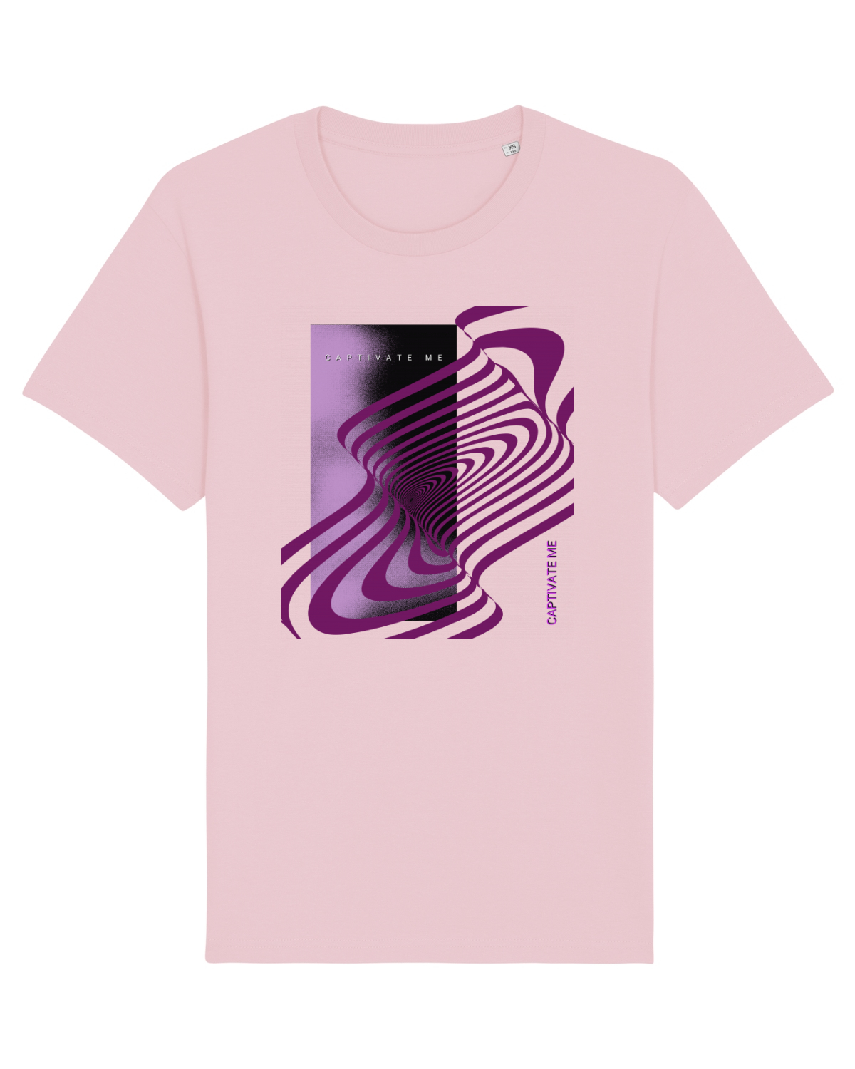 Tricou mânecă scurtă Unisex Rocker Cotton Pink