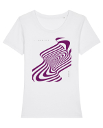 and fly Tricou mânecă scurtă guler larg fitted Damă Expresser