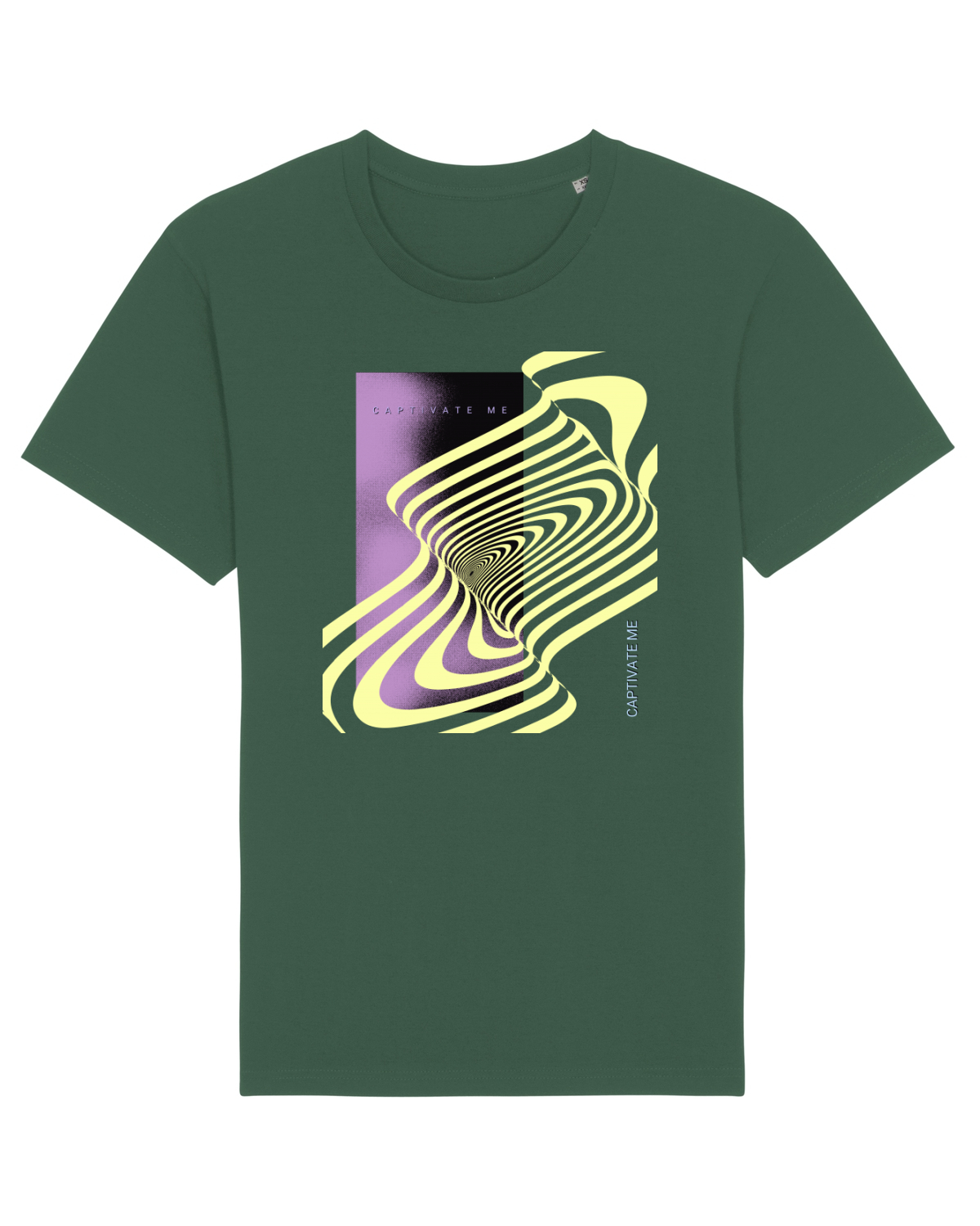 Tricou mânecă scurtă Unisex Rocker Bottle Green