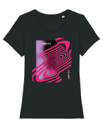 and fly2 Tricou mânecă scurtă guler larg fitted Damă Expresser